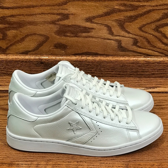 Converse Pro Leather LP Ox Artic Fire White Shoes - Picture 3 of 8